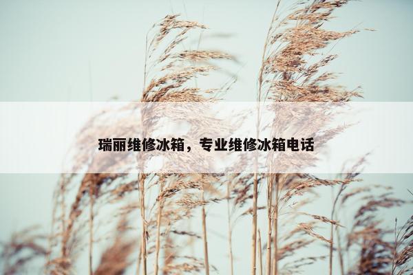 瑞丽维修冰箱，专业维修冰箱电话