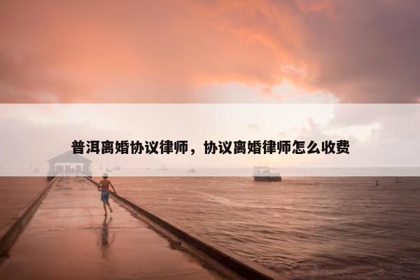 普洱离婚协议律师，协议离婚律师怎么收费