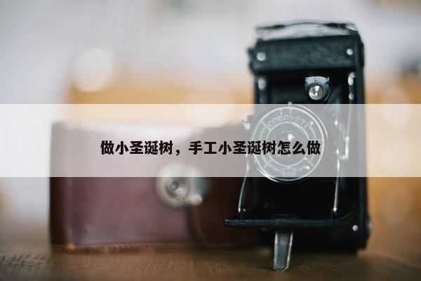 做小圣诞树，手工小圣诞树怎么做