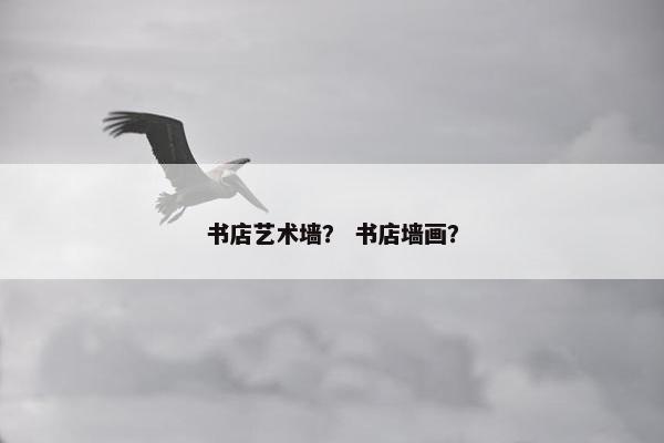 书店艺术墙？ 书店墙画？