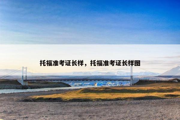 托福准考证长样，托福准考证长样图