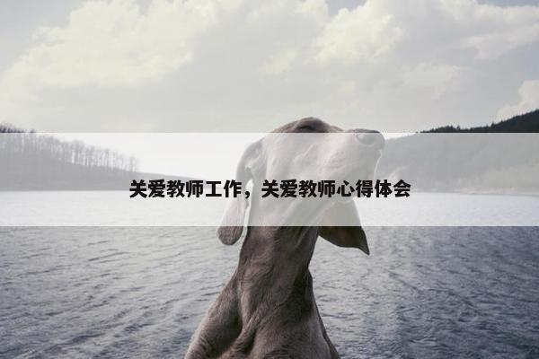 关爱教师工作，关爱教师心得体会