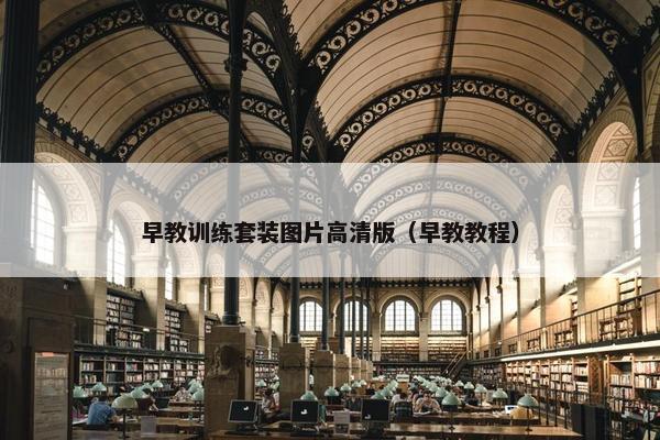 早教训练套装图片高清版（早教教程）