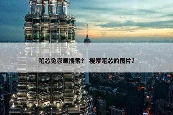 笔芯兔哪里搜索？ 搜索笔芯的图片？