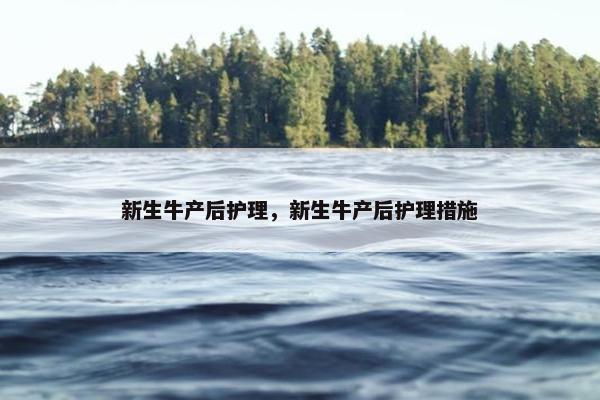 新生牛产后护理，新生牛产后护理措施