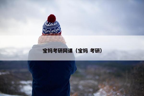 宝妈考研网课（宝妈 考研）