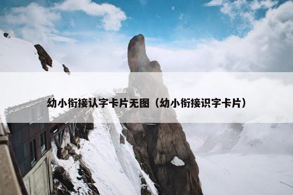 幼小衔接认字卡片无图（幼小衔接识字卡片）