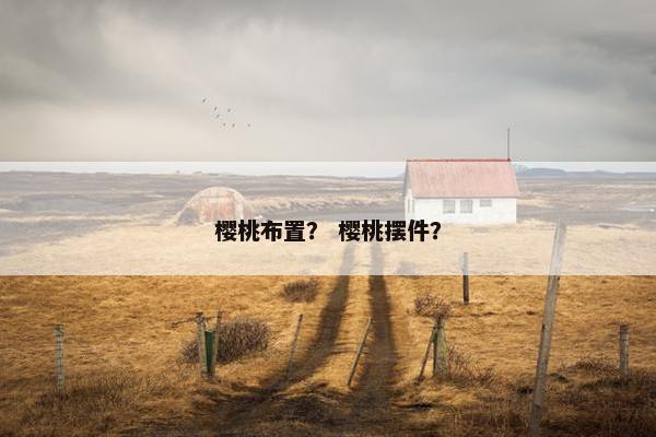 樱桃布置？ 樱桃摆件？