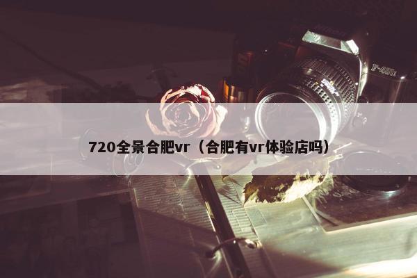720全景合肥vr（合肥有vr体验店吗）