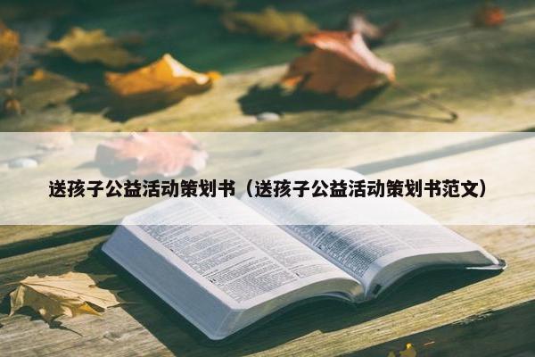送孩子公益活动策划书（送孩子公益活动策划书范文）