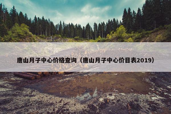 唐山月子中心价格查询（唐山月子中心价目表2019）