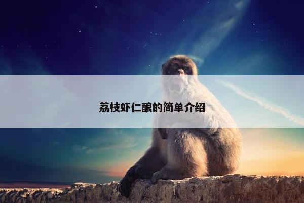 荔枝虾仁酿的简单介绍