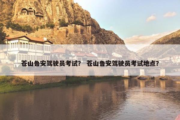 苍山鲁安驾驶员考试？ 苍山鲁安驾驶员考试地点？