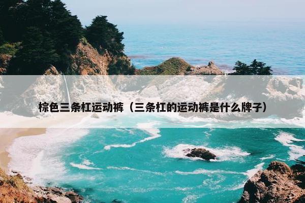 棕色三条杠运动裤（三条杠的运动裤是什么牌子）