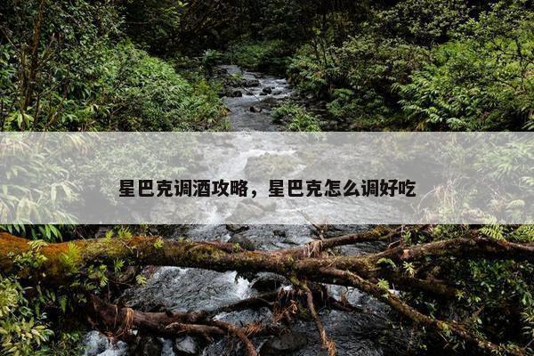 星巴克调酒攻略，星巴克怎么调好吃