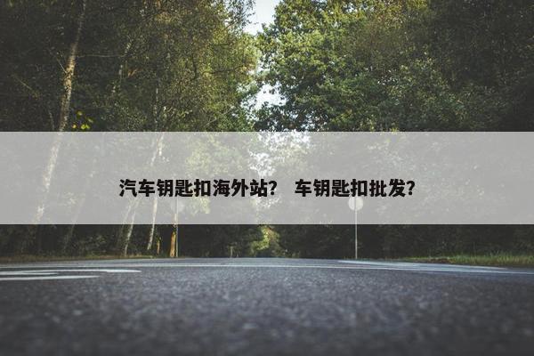 汽车钥匙扣海外站？ 车钥匙扣批发？