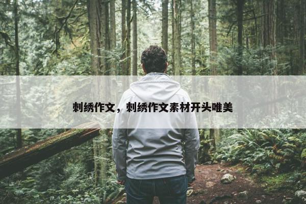 刺绣作文，刺绣作文素材开头唯美