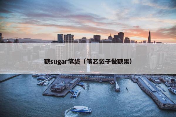 糖sugar笔袋（笔芯袋子做糖果）