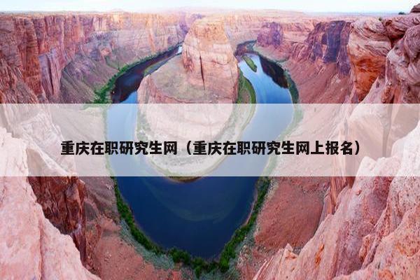 重庆在职研究生网（重庆在职研究生网上报名）