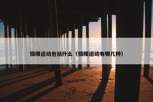极限运动包括什么（极限运动有哪几种）