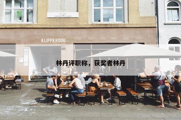 林丹评职称，获奖者林丹