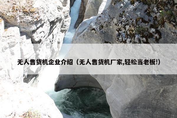 无人售货机企业介绍（无人售货机厂家,轻松当老板!）