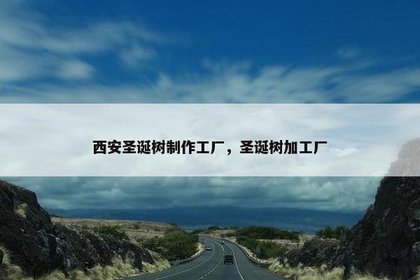 西安圣诞树制作工厂，圣诞树加工厂