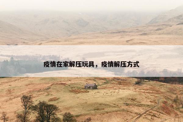 疫情在家解压玩具，疫情解压方式