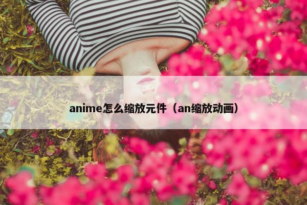 anime怎么缩放元件（an缩放动画）