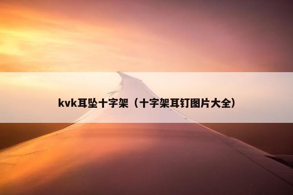 kvk耳坠十字架（十字架耳钉图片大全）