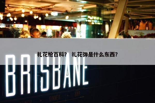 礼花枪百科？ 礼花弹是什么东西？