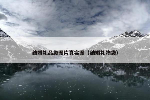 结婚礼品袋图片真实图（结婚礼物袋）