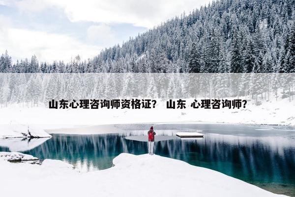 山东心理咨询师资格证？ 山东 心理咨询师？
