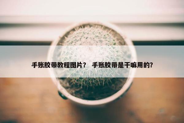 手账胶带教程图片? 手账胶带是干嘛用的? 手账胶带教程图片? 手账胶带是干嘛用的?