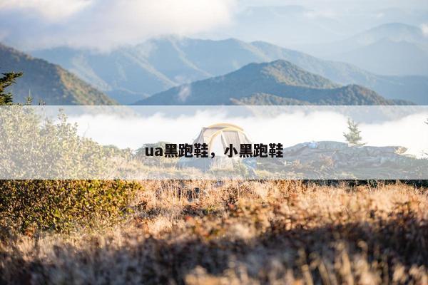 ua黑跑鞋，小黑跑鞋