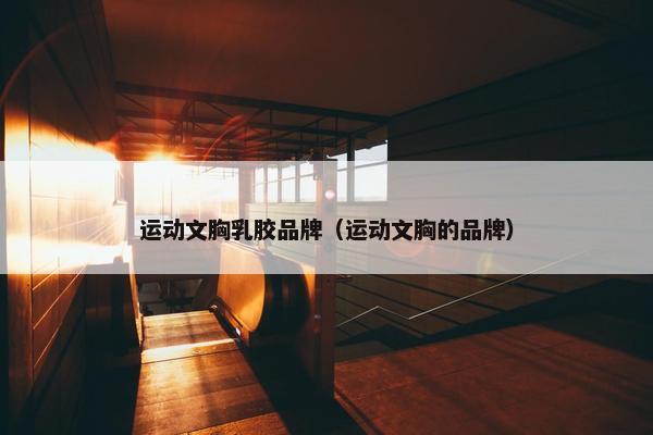运动文胸乳胶品牌（运动文胸的品牌）
