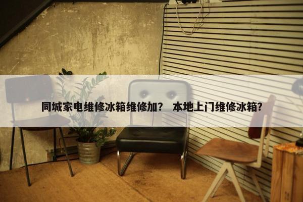 同城家电维修冰箱维修加？ 本地上门维修冰箱？