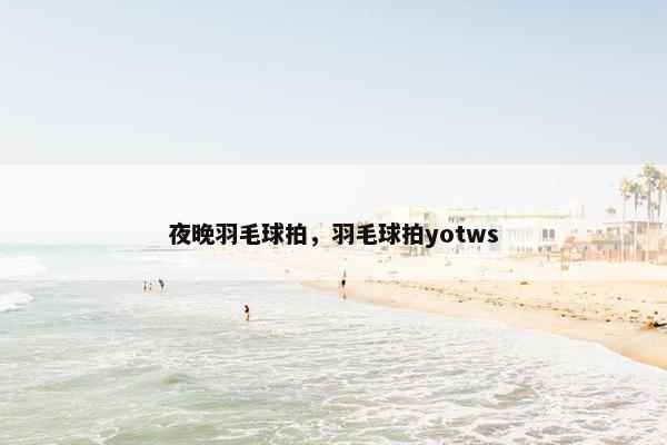 夜晚羽毛球拍，羽毛球拍yotws