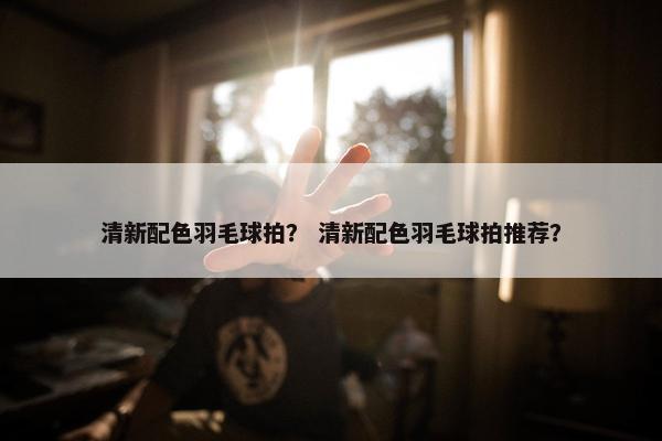 清新配色羽毛球拍？ 清新配色羽毛球拍推荐？