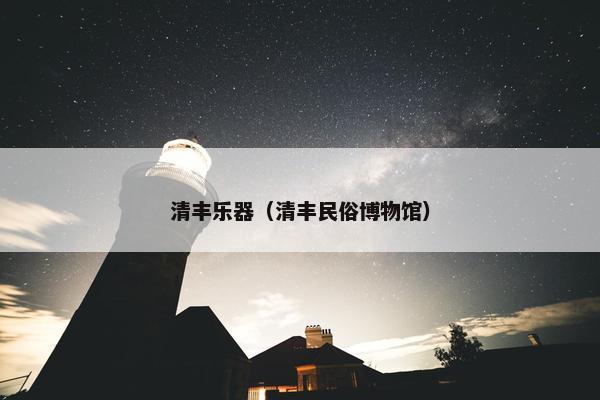 清丰乐器(清丰民俗博物馆) 清丰乐器(清丰民俗博物馆)